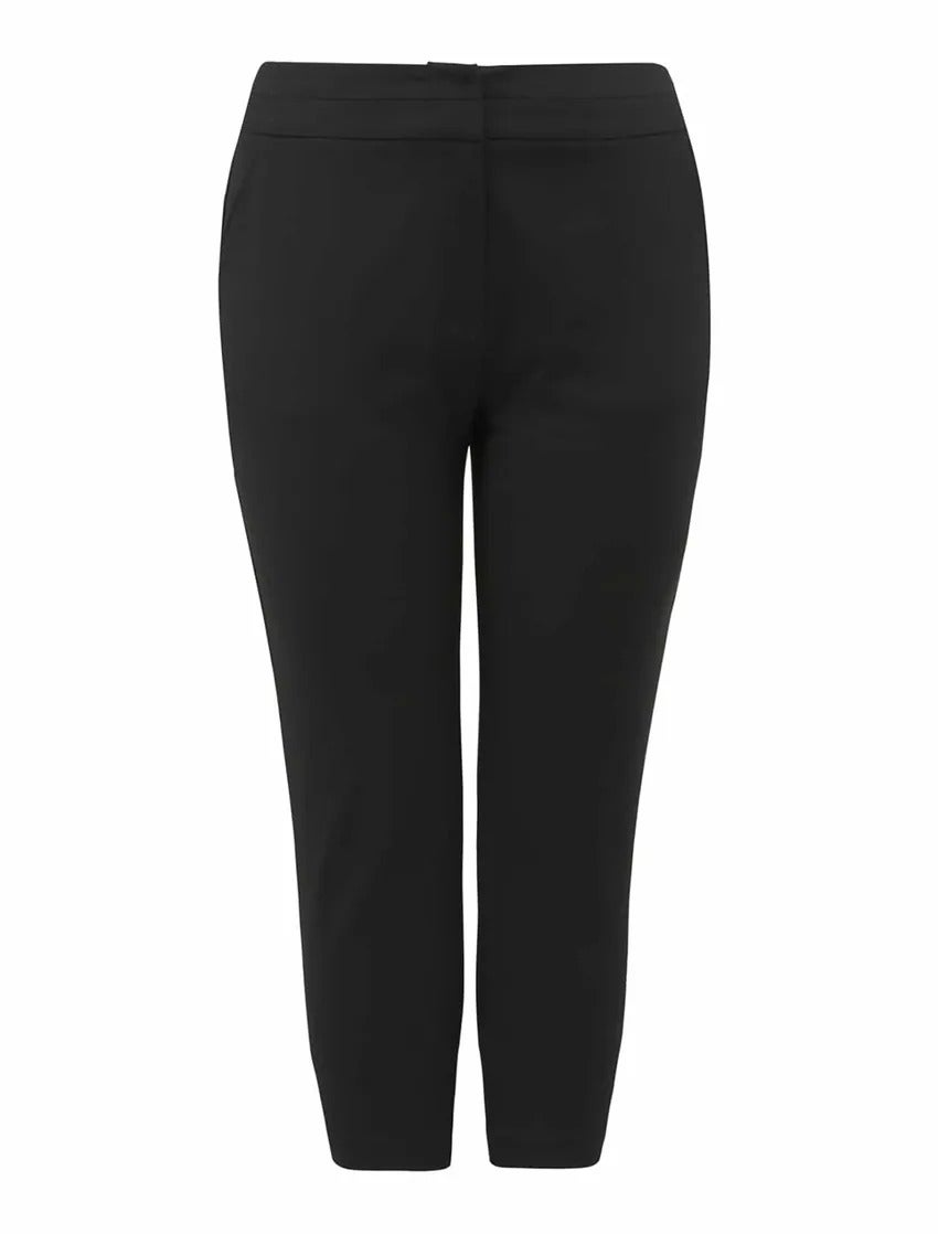 Audrey Curve High-Waist Cropped Pants