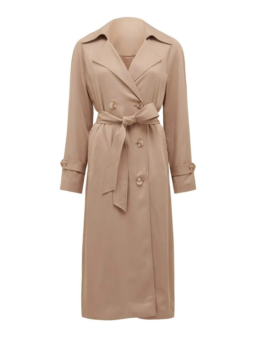 Rose Soft Trench Coat